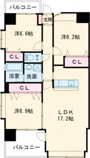 APEX水前寺公園の間取り画像