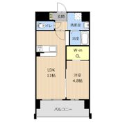 クイーンズ京町の間取り画像