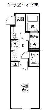 アンソレイエ加須の間取り画像