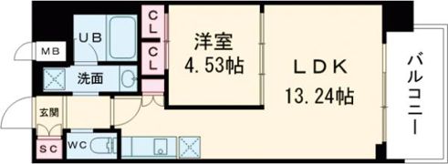 プレジオ永和ASIANの間取り画像