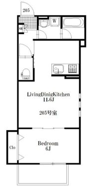 ディア シーサイドの間取り画像