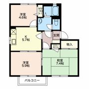 フェリックスシュタットSの間取り画像