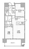 ディームス渋谷本町の間取り画像