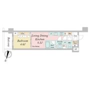 ドゥーエ早稲田の間取り画像