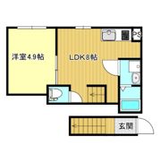 リベルテ村上の間取り画像