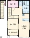 吉尾町アパートBの間取り画像