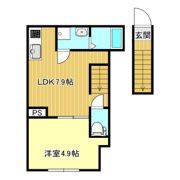 リベルテ村上の間取り画像