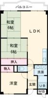 ヒルサイドテラス牧野の間取り画像