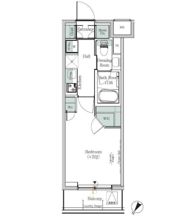 ONE ROOF RESIDENCE KIBA WESTの間取り画像