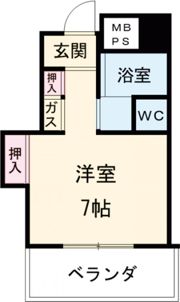 イーストアヴェニューの間取り画像