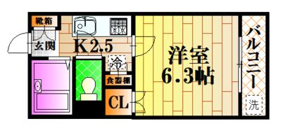 レジデンス白井Ⅰの間取り画像