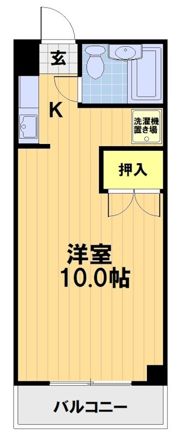 サンハイツ西京極の間取り画像