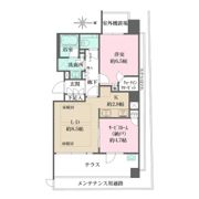 ザ・パークハウス三条油小路の間取り画像
