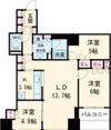 アイコニックタワー 新潟ステーションの間取り画像