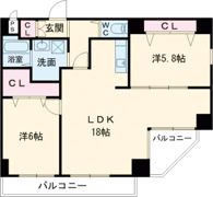 ペコラ広小路の間取り画像