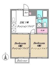 コート城山の間取り画像