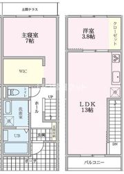 仮称Terrce Miwamachiの間取り画像