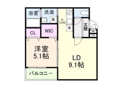 アビテ上野町西の間取り画像