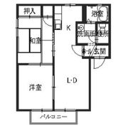 コリーヌ南Cの間取り画像