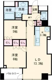 アイコニックタワー 新潟ステーションの間取り画像