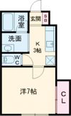 Lieto吉尾 Dの間取り画像