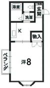 メゾンソレイの間取り画像