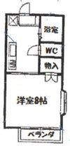 メゾンソレイの間取り画像
