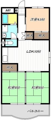 メゾン二村Ⅱの間取り画像