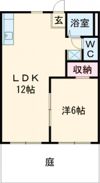 壽コーポの間取り画像
