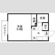 エミナ広瀬川Bの間取り画像