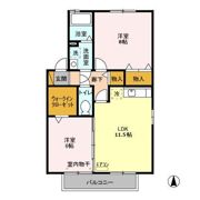 メルヴェイユ ABCの間取り画像