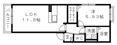 アベニュー上島の間取り画像