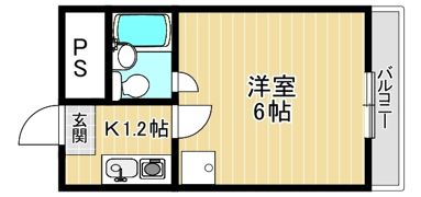 ロイヤル高田の間取り画像