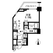 レジディア中落合 Aの間取り画像