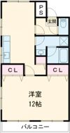 セントラルハイツ霞Bの間取り画像