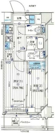 GENOVIA小村井の間取り画像