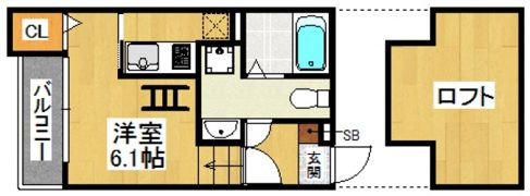 Village野間の間取り画像