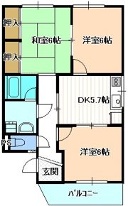 アネックス佐々の間取り画像