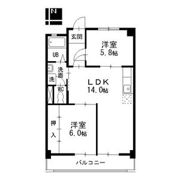 第3ヒルハイツ桃山の間取り画像