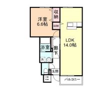 Fifty－FiftyA棟の間取り画像