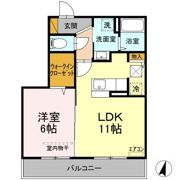 D-room住吉の間取り画像