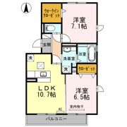 モンシャトー岐南の間取り画像