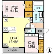 グランカメリアの間取り画像