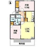 カムール際波 B棟の間取り画像