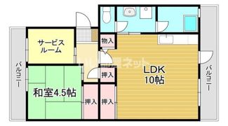 オアシス中曽根の間取り画像