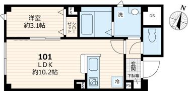 ヴィッラ アルテの間取り画像