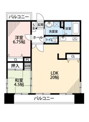 アートウィル赤坂の間取り画像