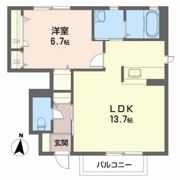プルメリアAの間取り画像