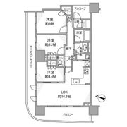 ドレッセタワー南町田グランベリーパークの間取り画像