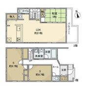 西寺尾戸建の間取り画像